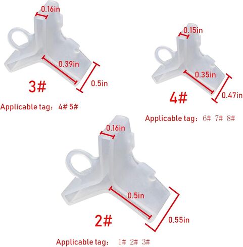 ZZHXSM 60pcs Trident Hook Protector Hook Sleeve 3 Sizes Safety Holder Cover Injury Prevention Fishing Treble Hooks Protector Fishing Gear for Fishermen and Fishing Enthusiasts in Saudi Arabia