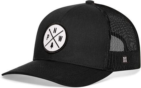 HAKA PNW Trucker Hat for Men & Women, Pacific Northwest Trucker Mesh Snapback Adjustable Baseball Cap in Kuwait