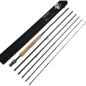 Aventik Voya Fly Fishing rods Best Value 6 Pieces Travel Rods 8’9" LW4/5, 9'1’’ LW5/6, 10’3" LW2/3, Three Fashion Colors, Fast Action, Light Weight, Super Compact Fly Rod