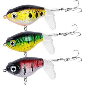 طُعم صيد من ووبر بلوبر مع ذيل مروحة، مجموعة طعوم القاروس المائية العذبة والمالحة، طعوم صلبة للمياه العذبة والمالحة لمجثم سمك القاروس وسمك السلور والبايك وغيرها. in Kuwait