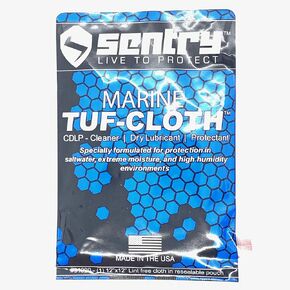Sentry Solutions Marine Tuf-Cloth Pouch 12" x 12" lint free cloth Blue
