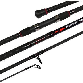 Fiblink Surf Spinning Fishing Rod 4-Piece Graphite Travel Fishing Rod(11-Feet & 13-Feet & 15-Feet)