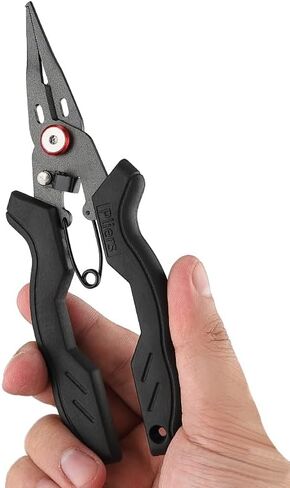 تشيسينغ فين زرادية صيد سمك تونالا 6.5 انش، ادوات صيد من الستانلس ستيل مطلية بالتفلون، معدات صيد مقاومة للماء المالح، قواطع غير قابلة للانزلاق، 6.5 انش انف حلقي مقسم, مطاط تفلون من الستانلس ستيل in Kuwait