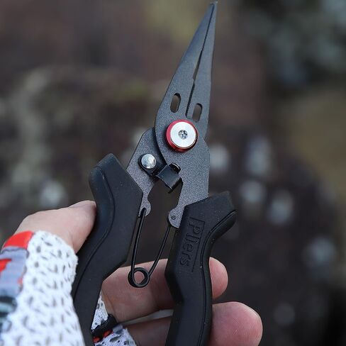 تشيسينغ فين زرادية صيد سمك تونالا 6.5 انش، ادوات صيد من الستانلس ستيل مطلية بالتفلون، معدات صيد مقاومة للماء المالح، قواطع غير قابلة للانزلاق، 6.5 انش انف حلقي مقسم, مطاط تفلون من الستانلس ستيل in Kuwait