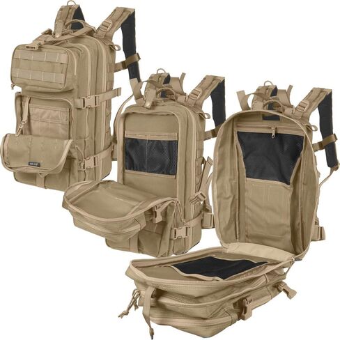 MAXPEDITION Falcon-II Backpack, 23L Tactical Backpack, Survival Pack, Bug Out Bag, MOLLE Go Bag for EDC, 0513 in Kuwait