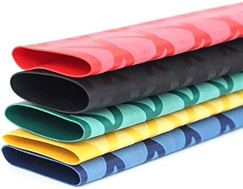通用 Heat Shrink Rod Wrap for Fishing Rods，1M 15/18/20/22/25/28/30/35/40/50mm，Heat Shrink Wrap Tubing for Rod Grips-5 Color in Saudi Arabia
