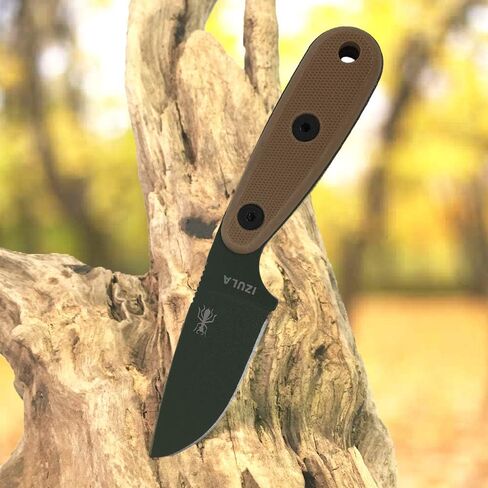 ESEE Knives Izula-OD w/Handle, Molded Polymer Sheath, and Clip Plate (OD Blade/Coyote Brown Handle) in Saudi Arabia