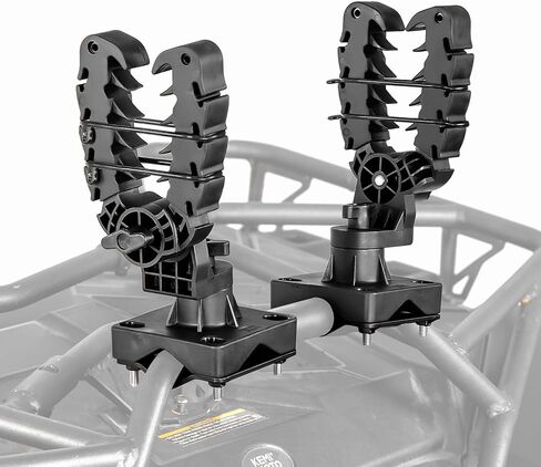 حامل مسدس KEMIMOTO لمركبة ATV، حامل قوس بندقية لمركبة ATV UTV، مقابض قابلة للتعديل مع أشرطة مطاطية متوافقة مع دراجة الصيد Treestand سكوتر التنقل على الجليد in Kuwait