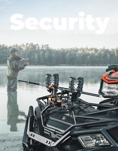 حامل مسدس KEMIMOTO لمركبة ATV، حامل قوس بندقية لمركبة ATV UTV، مقابض قابلة للتعديل مع أشرطة مطاطية متوافقة مع دراجة الصيد Treestand سكوتر التنقل على الجليد in Kuwait