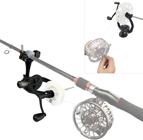 EUPHENG Fishing Line Spooler Fishing Reel Spooler with Unwinding Function, Line Spooler for Both Thick & Thin Rods, Compatible with Various Spinning Reel, Cast Reel Without Line Twist in Saudi Arabia
