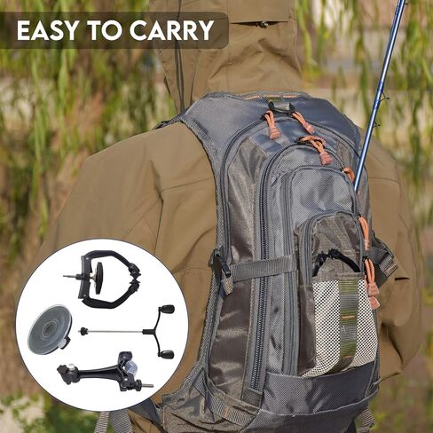 EUPHENG Fishing Line Spooler Fishing Reel Spooler with Unwinding Function, Line Spooler for Both Thick & Thin Rods, Compatible with Various Spinning Reel, Cast Reel Without Line Twist in Saudi Arabia