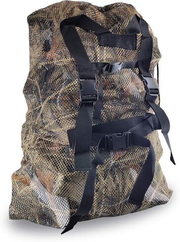 REEKGET Adjustable Shoulder Strap Camo Hunting Bags Mesh Decoy Bag Duck Goose Turkey Hunting Back,Large-Capacity Bait Bag,Drake Decoys Bag in Kuwait
