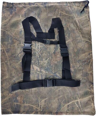 REEKGET Adjustable Shoulder Strap Camo Hunting Bags Mesh Decoy Bag Duck Goose Turkey Hunting Back,Large-Capacity Bait Bag,Drake Decoys Bag in Kuwait