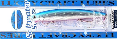 LUCKY CRAFT FlashMinnow 110 Ghost Series Saltwater Fishing Lures, Jerkbait for Halibut and Bass Fish, Slow Suspending 1–2 ft, Surf Fishing Gear and Tackle Box Accessories in Kuwait