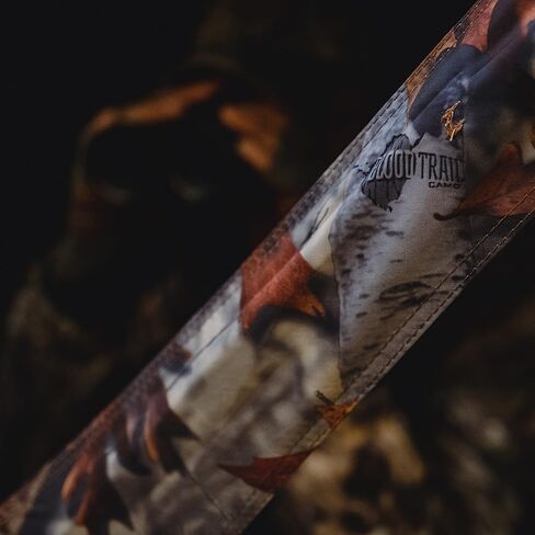 منصة صيد Road Runner HubHunting Blind، 2 شخصًا منبثقبة، ألواح السلامة Bloodtrail® Woodland Camo and blaze Orange in Kuwait