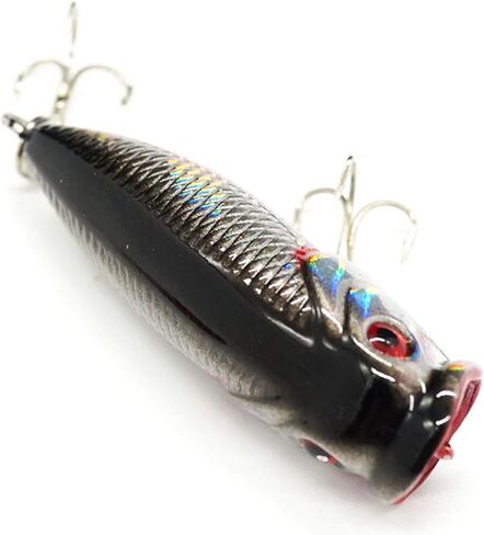 Seasky Fishing Plug Lures Micro Popper Topwater Trout Attack in Freshwater in Saudi Arabia