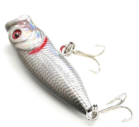 Seasky Fishing Plug Lures Micro Popper Topwater Trout Attack in Freshwater in Saudi Arabia