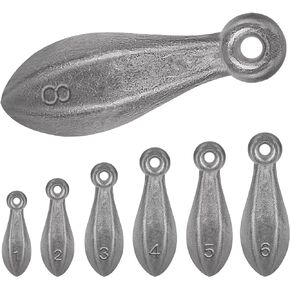 THKFISH Fishing Weights Inline Trolling Sinkers Weights Kit Double Ring Sinkers Tor-pedo Sinkers Catfishing Sinkers Saltwater Surf Fishing Weights Coin-Sinkers Disc-Sinkers Pyramid Sinkers bank sinkes