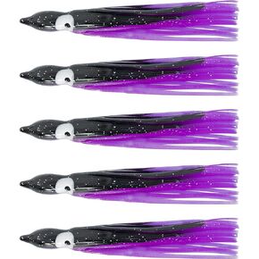 BLUEWING Trolling Squid Skirts Fishing Saltwater 2,3,5,8,12 Inch Octopus Lures 1pcs/5pcs in Kuwait