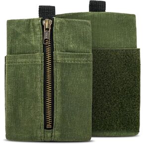 EDC Canvas Pouch (EDC Canvas Pouch, Pocket Organizer, Mighty Pouch for Men, EDC Bags with Velcro, Small Tool Pouch, Utility Pouch for Multitools, Waxed Compact Organizer in Kuwait