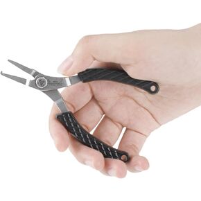 2013 BOTR Stainless Steel Snap Split Ring Fishing Plier, Lightweight and Durable Micro Lure Fishing Tool
