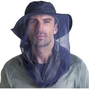 Peicees Head Net Hat للرجال والنساء مغامرة الصيد قبعة سفاري للصيد والتخييم والمشي لمسافات طويلة in Kuwait