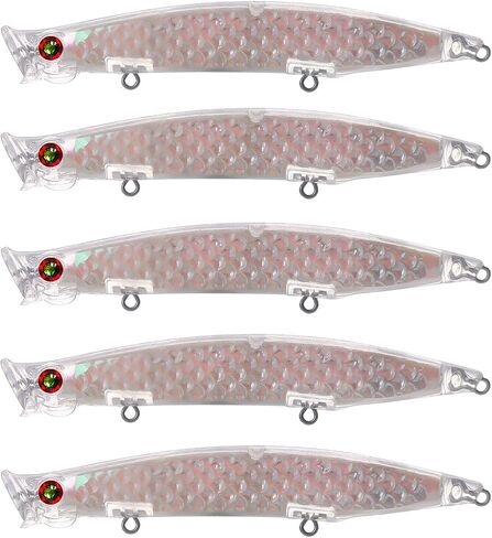 Lure Blanks Unpainted Fishing Lures,15pcs 11.5cm 11g Fishing Crankbait Blanks,Blank Minnow Crankbaits Hard Bait in Saudi Arabia