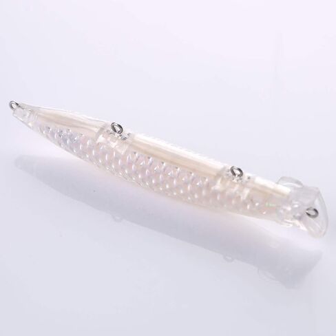Lure Blanks Unpainted Fishing Lures,15pcs 11.5cm 11g Fishing Crankbait Blanks,Blank Minnow Crankbaits Hard Bait in Saudi Arabia