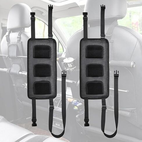 WITHFAB Fishing Rod Holders for Car, Fishing VRC Vehicle Rod Carrie, Adjustable Polyester Strap Fishing Pole Storage Rack for SUV, Wagons, Van, Easy Install Fishing Car Rod Carrier for Car in Saudi Arabia