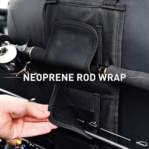 WITHFAB Fishing Rod Holders for Car, Fishing VRC Vehicle Rod Carrie, Adjustable Polyester Strap Fishing Pole Storage Rack for SUV, Wagons, Van, Easy Install Fishing Car Rod Carrier for Car in Saudi Arabia