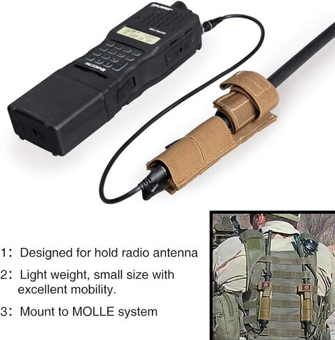 IDOGEAR Tactical Radio Pouch Molle Pouch for PRC152 PRC148 MBITR in Saudi Arabia