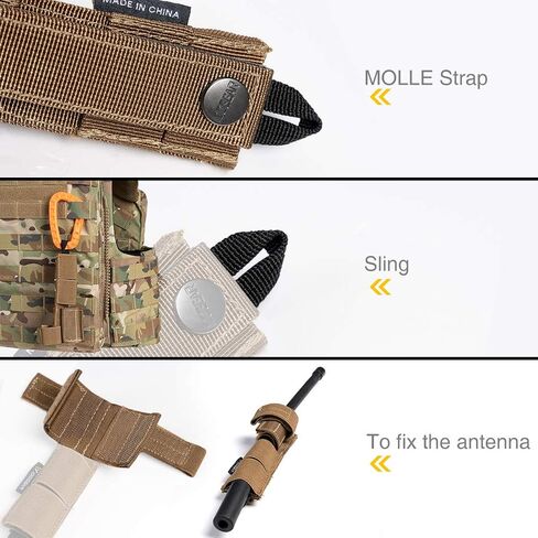 IDOGEAR Tactical Radio Pouch Molle Pouch for PRC152 PRC148 MBITR in Saudi Arabia