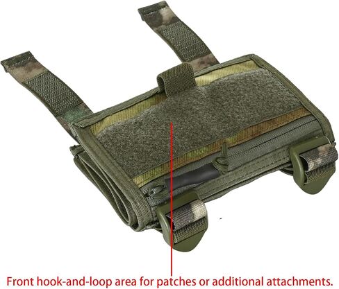 Tactical Arm Map Case, Shooters Armband Sleeve and Wrist Map Holder, DOPE Card Holder with Clear Windows for Shooting Range Cards and Field Data in Kuwait