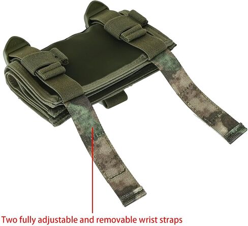 Tactical Arm Map Case, Shooters Armband Sleeve and Wrist Map Holder, DOPE Card Holder with Clear Windows for Shooting Range Cards and Field Data in Kuwait