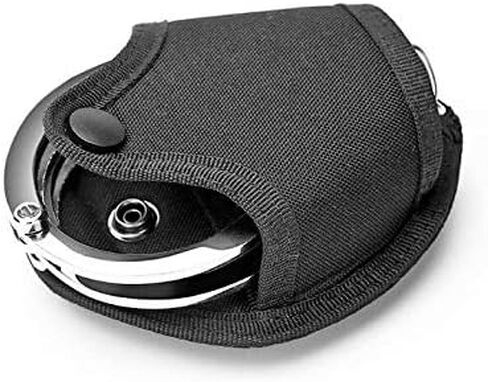 جراب Goabroa مكون من قطعتين من أصفاد اليد، جراب حامل أصفاد من النايلون مفتوح من الأعلى يناسب الكفة المفصلية بسلسلة in Kuwait