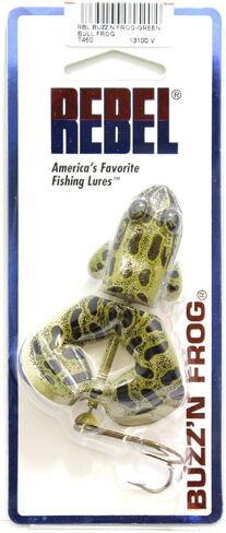 Rebel Lures Buzz'N Frog Topwater Buzzbait Fishing Lure, 2 1/2 Inch, 1/2 Ounce in Kuwait