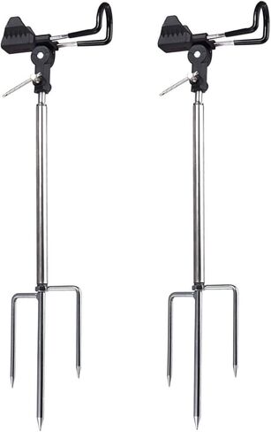 حامل صنارة الصيد من دابسي، دعامات عمود صنارة الصيد الارضية، قابل للتعديل 360 درجة وقابل للفصل وسهل الحمل، معدات صيد قابلة للطي للصيد على الشاطئ والأنهار والبرك والبحيرات in Kuwait