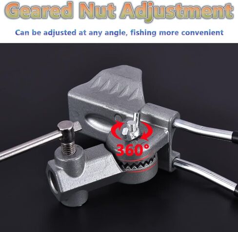 حامل صنارة الصيد من دابسي، دعامات عمود صنارة الصيد الارضية، قابل للتعديل 360 درجة وقابل للفصل وسهل الحمل، معدات صيد قابلة للطي للصيد على الشاطئ والأنهار والبرك والبحيرات in Kuwait