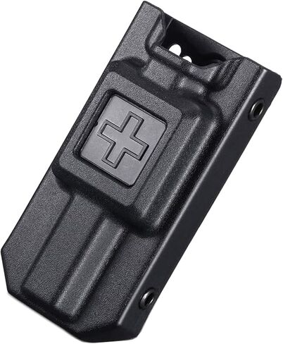 حامل عاصبة ZHUOMINGJIA، حافظة حافظة عاصبة، حقيبة حامل عاصبة، لمعدات الشرطة وحزام المرافق، حزام الخدمة أو التكتيكي (أسود، قطعة واحدة) in Kuwait