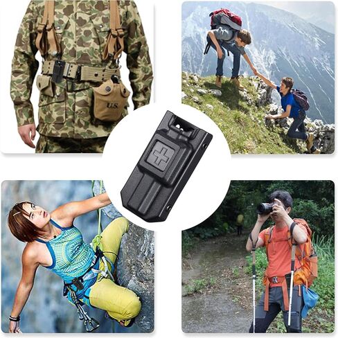 حامل عاصبة ZHUOMINGJIA، حافظة حافظة عاصبة، حقيبة حامل عاصبة، لمعدات الشرطة وحزام المرافق، حزام الخدمة أو التكتيكي (أسود، قطعة واحدة) in Kuwait