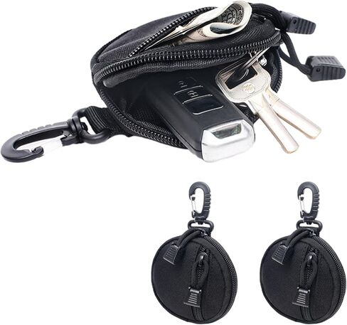 Focalmotors 2 حزمة صغيرة التكتيكية المدمجة EDC الحقائب الصغيرة رخوة فائدة الحقيبة عملة محفظة المفاتيح جيب منظم الملحقات الصغيرة in Kuwait