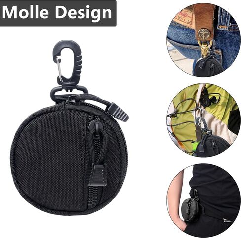 Focalmotors 2 حزمة صغيرة التكتيكية المدمجة EDC الحقائب الصغيرة رخوة فائدة الحقيبة عملة محفظة المفاتيح جيب منظم الملحقات الصغيرة in Kuwait