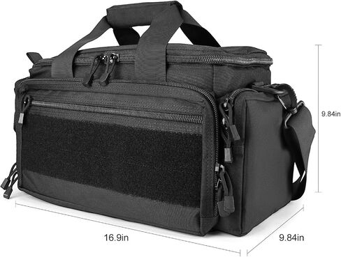 ProCase Tactical Gun Range Bag Pistol Shooting Duffle Bag, Deluxe Padded Shooting Range Bag Large Handguns Magazine Ammo Gear Accessories Pouch for Hunting Shooting Range Sport in Saudi Arabia
