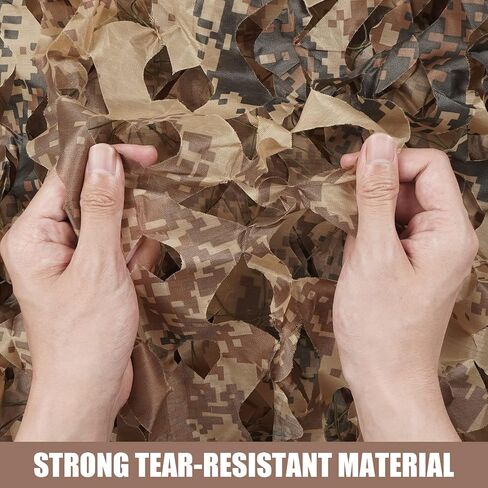 Sposuit Camo Netting - Camouflage Net 10x20 20x20 10x10 5x10 5x20, Military Camo Netting for Hunting Bulk Roll, Camo Tarp Sunshade Net for Party Decorations, Sunshade, Camping Ghillie Netting in Kuwait