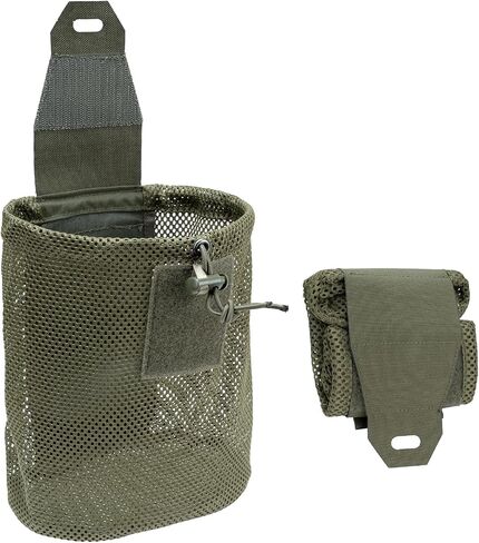 IDOGEAR Sports Tactical Molle Dump Pouch Foldable Mag-Net Drawstring Recycle Pouch Recovery Tool Pack for Molle Belt Tactical Vest Backpack in Saudi Arabia