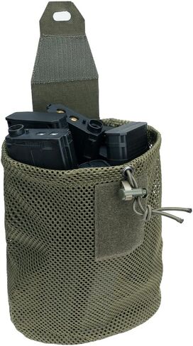 IDOGEAR Sports Tactical Molle Dump Pouch Foldable Mag-Net Drawstring Recycle Pouch Recovery Tool Pack for Molle Belt Tactical Vest Backpack in Saudi Arabia