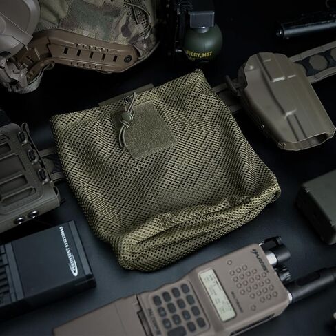 IDOGEAR Sports Tactical Molle Dump Pouch Foldable Mag-Net Drawstring Recycle Pouch Recovery Tool Pack for Molle Belt Tactical Vest Backpack in Saudi Arabia