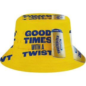 T-Wisted T-Ea Bucket Hat Packable Sun Hats Trendy Print Fisherman Cap Fashion Outdoor Cap for Women and Men