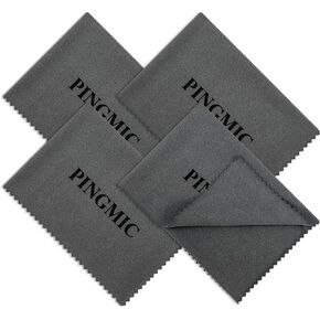 NP Gun Cleaning Cloth Rags 4PCS - 12"x12" Microfiber Gray Towel Polishing lint Free Silicone Gun Cloth, Gun Wipes Right Amount of Silicon Great for All Gun Firearm Cleaning Cleaner Protection in Saudi Arabia