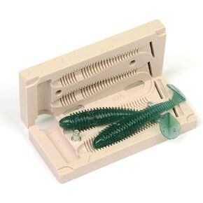 FatFish V24-2C Bait Mold Soft Plastiс Lure Making Injection Mold for Do-It Fishing Lures 3.3" in Kuwait